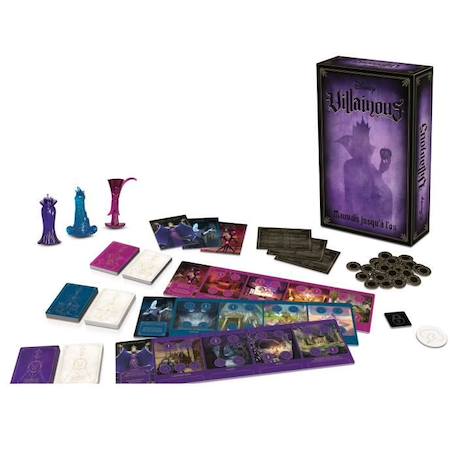 Disney Villainous Extension 1 - Mauvais jusqu'à l'os - 2 à 3 Joueurs - Version française - Jouable avec ou sans le jeu de Base VIOLET 3 - vertbaudet enfant 