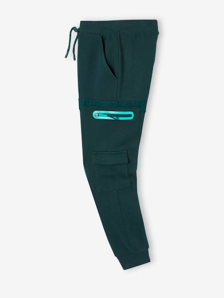 Pantalon jogging multipoches garçon vert sapin 2 - vertbaudet enfant 