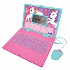 -Ordinateur éducatif LEXIBOOK - Licorne - 124 activités - Rose - Pile - Enfant 4 ans