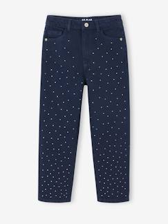 -Pantalon Mom fit à strass fille