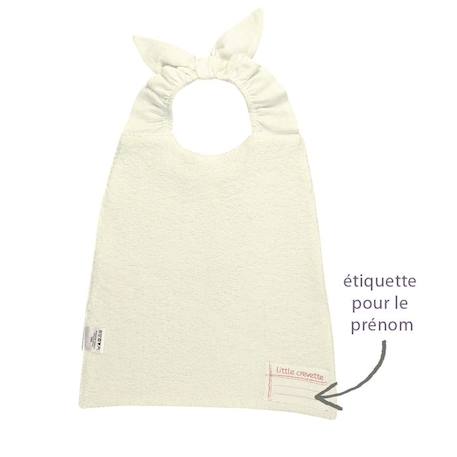 Bavoir élastiqué lin et coton bio* Bernard BEIGE 2 - vertbaudet enfant 