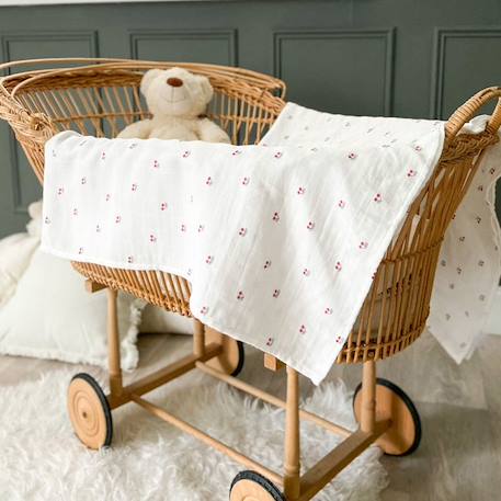 Maxi-lange en coton bio* Cerise BEIGE 2 - vertbaudet enfant 