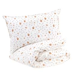 Parure de lit 100x140 cm en coton bio* Noisette  - vertbaudet enfant