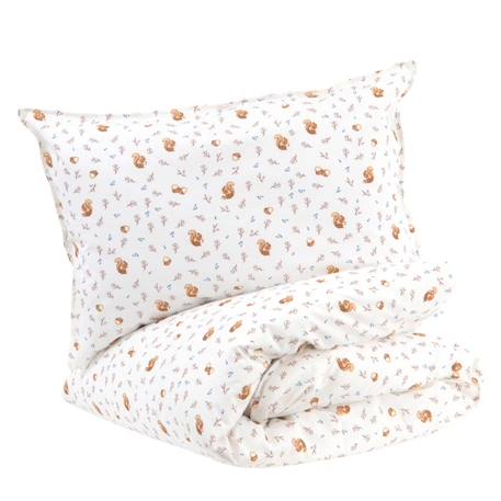 Parure de lit 100x140 cm en coton bio* Noisette BEIGE 1 - vertbaudet enfant 