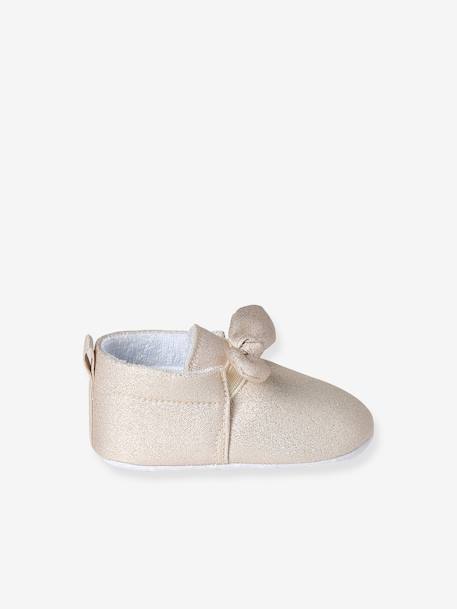 Chaussons souples avec noeud bébé or 4 - vertbaudet enfant 