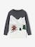 Pull de Noël motif paysage ludique garçon anthracite 1 - vertbaudet enfant 