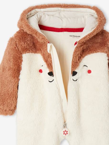 Surpyjama bébé renne de Noël effet peluche noix de pécan 4 - vertbaudet enfant 