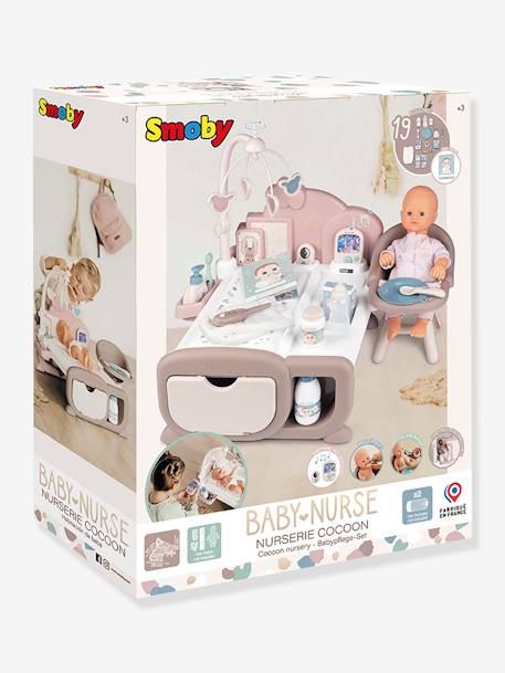 Baby Nurse - Nurserie Cocoon - SMOBY multicolore 7 - vertbaudet enfant 