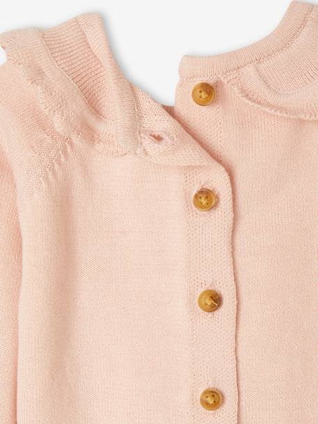 Ensemble de Noël 2 pièces bébé en tricot rose poudré 7 - vertbaudet enfant 