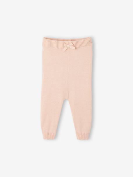 Ensemble de Noël 2 pièces bébé en tricot rose poudré 2 - vertbaudet enfant 