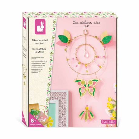 Kit créatif enfant - JANOD - Attrape-Soleil à créer - Rose - Dès 8 ans ROSE 1 - vertbaudet enfant 