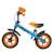 Milly Mally Draisienne à 2 roues loopfiets Dragon met rem 10 pouces Junior Bleu/Orange BLEU 1 - vertbaudet enfant 