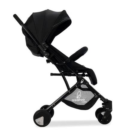 Poussette Flight - ASALVO - Noir - 4 roues - Poussette polyvalente - sport BLANC 2 - vertbaudet enfant 