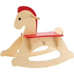 Jouet-Premier âge-Bascules, chariots de marche, trotteurs et porteurs-Cheval à bascule évolutif en bois HAPE - Pour enfant de 10 mois et plus - Garantie 2 ans