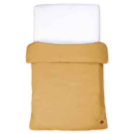 Housse de couette en gaze de coton Jeanne - SEVIRA KIDS - Camel - 90x120 cm JAUNE 1 - vertbaudet enfant 