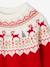 Pull jacquard de Noël fille rouge 3 - vertbaudet enfant 