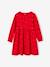 Robe de fête motifs étoiles irisés fille marine+rouge+vert 4 - vertbaudet enfant 