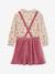 Ensemble tee-shirt + robe tablier en velours côtelé fille. mauve 3 - vertbaudet enfant 