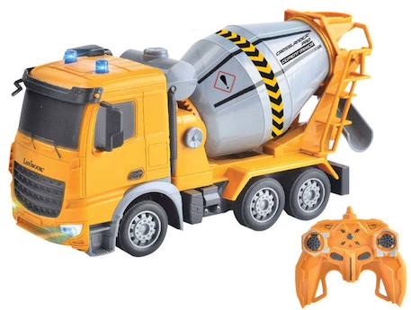 Camion toupie télécommandé Crosslander® PRO - LEXIBOOK - Jaune - Batterie - Effets sonores et lumineux JAUNE 1 - vertbaudet enfant 