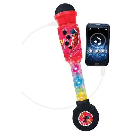 Microphone lumineux MIRACULOUS pour enfants - LEXIBOOK ROUGE 2 - vertbaudet enfant 