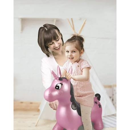 LEXIBOOK - Licorne Sauteuse Gonflable Rose - 3 ans et + ROSE 3 - vertbaudet enfant 