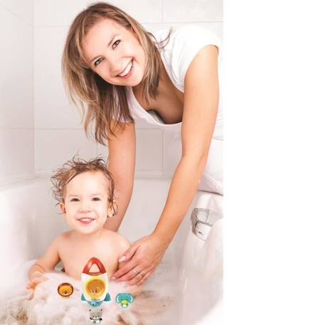 Jeu de bain fusée avec 3 animaux souples - LEXIBOOK - pour enfants de 18 mois et plus - jets d'eau tournants VERT 3 - vertbaudet enfant 