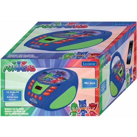 Lecteur CD portable avec prise micro Pyjamasques BLEU 4 - vertbaudet enfant 