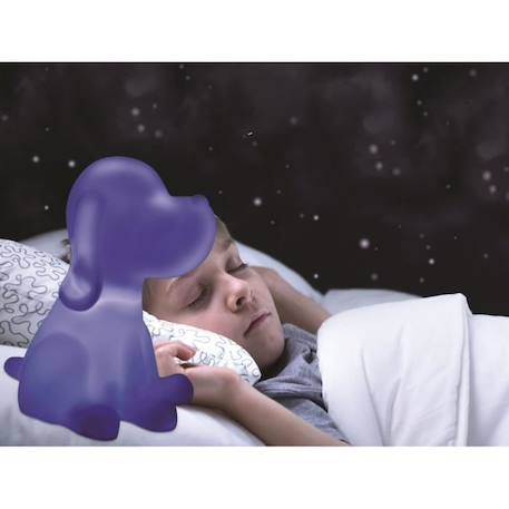 Veilleuse Chien 3D LED - LEXIBOOK - Lumière blanche et arc-en-ciel - Anti-choc - Rechargeable BLEU 5 - vertbaudet enfant 