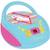 Lecteur CD portable Design Licorne - Port USD, fonction Aux-In, Prise Micro ROSE 1 - vertbaudet enfant 