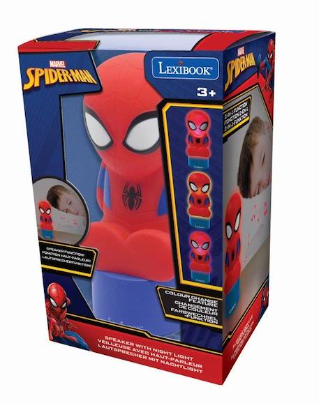 Enceinte veilleuse Spiderman ROUGE 3 - vertbaudet enfant 