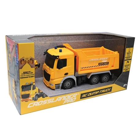 Crosslander® PRO Dump truck télécommandé avec effets sonores et lumineux. JAUNE 2 - vertbaudet enfant 