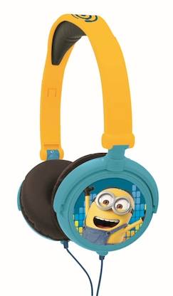 Jouet-Multimédia-Casque audio enfant Les Minions - LEXIBOOK - Pliable et ajustable - Jaune - A partir de 4 ans