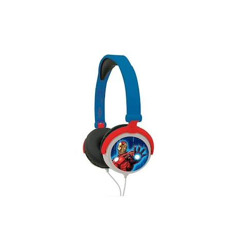 Casque Audio Enfant LEXIBOOK - Avengers - Pliable et Ajustable - Bleu BLEU 1 - vertbaudet enfant 