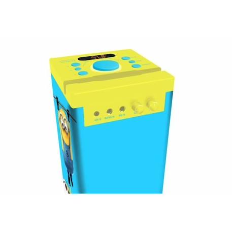 Puissante Enceinte Lumineuse Bluetooth® format tour avec micro et fonction changement de voix Les Minions BLEU 3 - vertbaudet enfant 