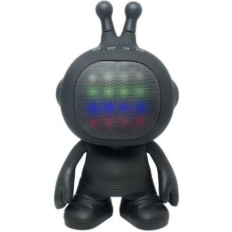 Enceinte TWS/Stéréo Robot LED, finition rubber - LEXIBOOK NOIR 1 - vertbaudet enfant 