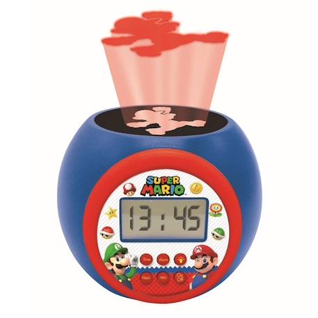 Réveil projecteur Super Mario fonction minuteur BLEU 2 - vertbaudet enfant 