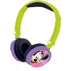 Jouet-Casque stéréo filaire pliable pour enfants Minnie - LEXIBOOK - Réglable - Impédance 150 ohm