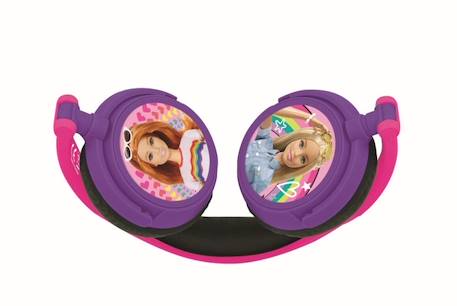 Casque audio filaire pour enfants Barbie - LEXIBOOK - Limitation de volume d'écoute - Rose ROSE 2 - vertbaudet enfant 