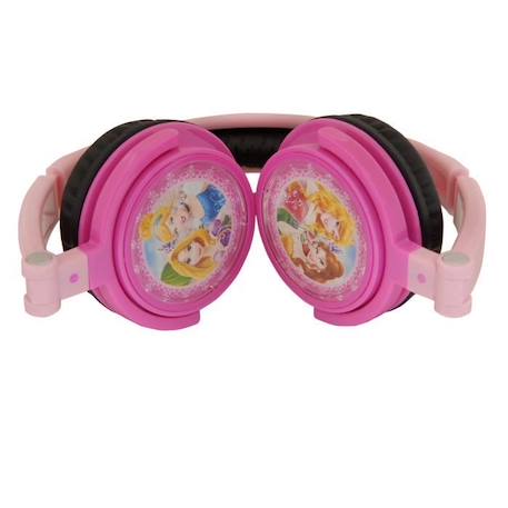 Casque stéréo filaire pliable pour enfants avec limitation de volume d'écoute Disney Princesses ROSE 2 - vertbaudet enfant 