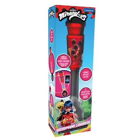 Microphone lumineux MIRACULOUS pour enfants - LEXIBOOK ROUGE 5 - vertbaudet enfant 