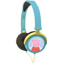 Jouet-Jeux éducatifs-Casque audio stéréo Peppa Pig - Lexibook - Ajustable - Mixte - 4 ans et plus