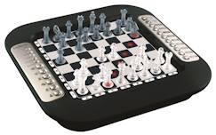 Jouet-Jeux de société-Jeu d'échecs électronique ChessMan® FX - LEXIBOOK - Noir et argenté - Effets lumineux - 64 niveaux de difficulté