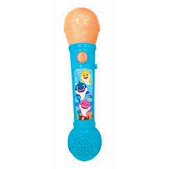 Jouet-Jeux éducatifs-Microphone enfant - LEXIBOOK - Baby Shark - Effets lumineux et sonores - Mixte - Intérieur