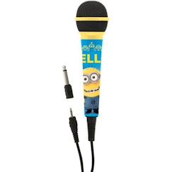 Jouet-Multimédia-Microphone Dynamique Unidirectionnel Haute Sensibilité - LEXIBOOK - Les Minions - Câble 2,5m