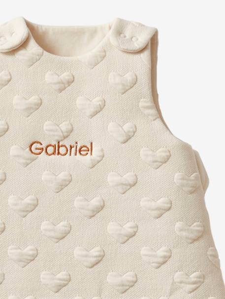 Gigoteuse MOTIF JACQUARD personnalisable beige+ocre 3 - vertbaudet enfant 