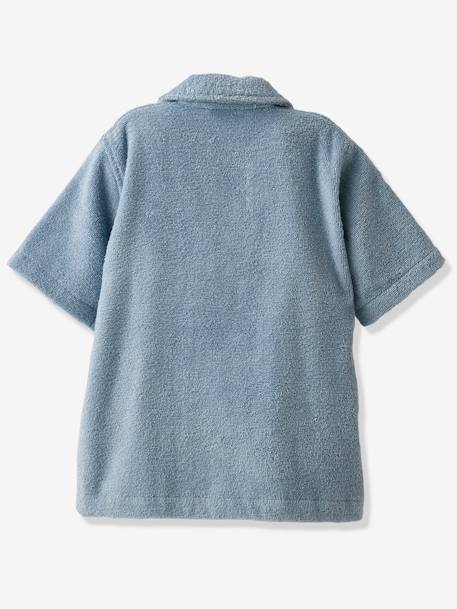 Peignoir Oversize bébé avec coton recyclé personnalisable beige+bleu chambray+terracotta 6 - vertbaudet enfant 