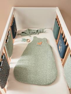 Tour de lit bébé en 60cm large, 5 coussins: lapin blanc, étoile et nuage