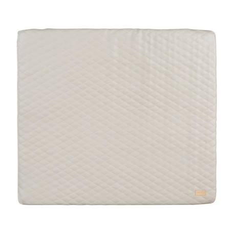 ROBA Matelas à Langer Luxe 85x75 cm - Similicuir - - Imperméable et Doux - Design Greyish Matelassé - Gris Clair / Beige BEIGE 1 - vertbaudet enfant 