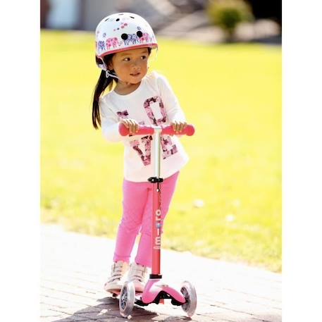 Trottinette 3 roues enfant - Mini Micro Deluxe Rose - Mixte - MICRO - Loisir - 3 roues - 24 mois - 2 ans - 50 kg ROSE 4 - vertbaudet enfant 