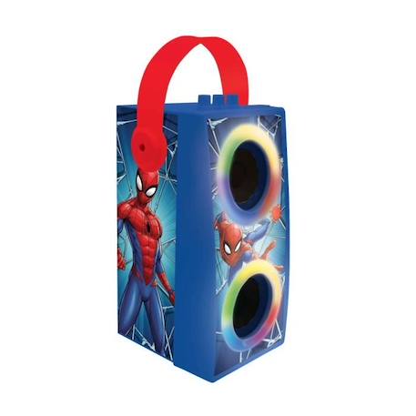 Enceinte Tendance Bluetooth® portable avec micro et effets lumineux Spider-Man BLEU 2 - vertbaudet enfant 